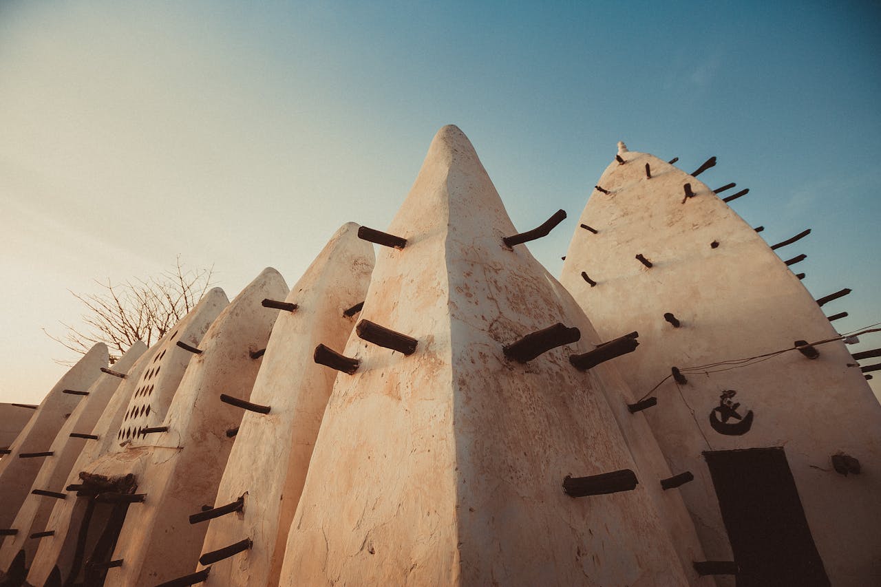 The Larabanga Ancient Mosque in Ghana